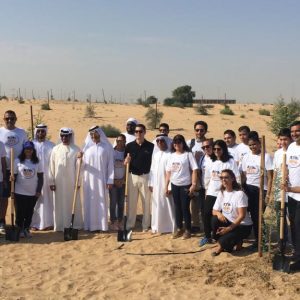 Ajman Tourism Development Department Plants 200 Ghaf Trees