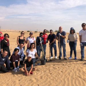 Shell plants 100 Ghaf trees in Dubai desert